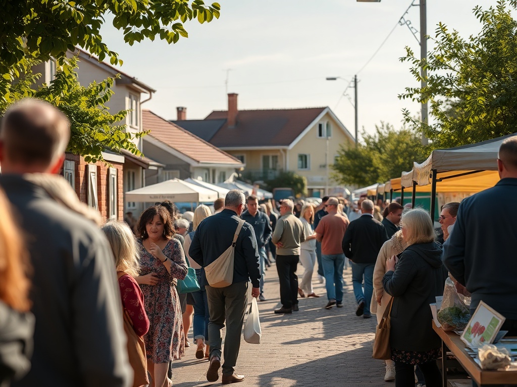 Krajobraz plaży w Łebie z widocznymi wydmami i morzem